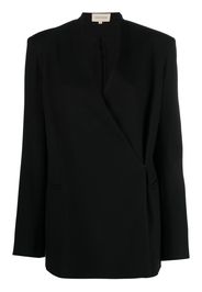 Loulou Studio Doppelreihiger Sandyato Blazer - Schwarz