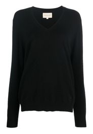 Loulou Studio V-neck cashmere sweater - Schwarz