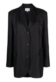 Loulou Studio Sora linen-blend blazer - Schwarz