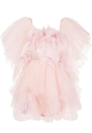 Loulou Minikleid aus Tüll - Rosa