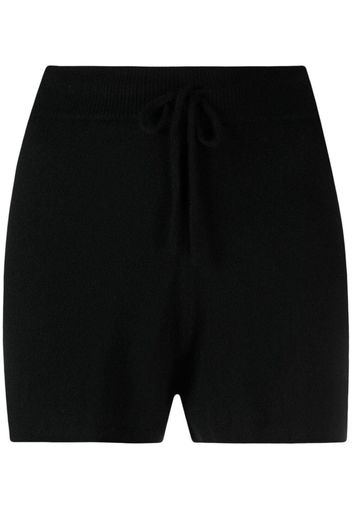 Loulou Shorts mit hohem Bund - Schwarz