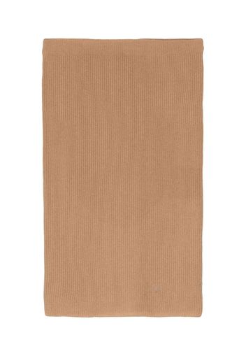 Loulou cashmere fine-knit scarf - Nude