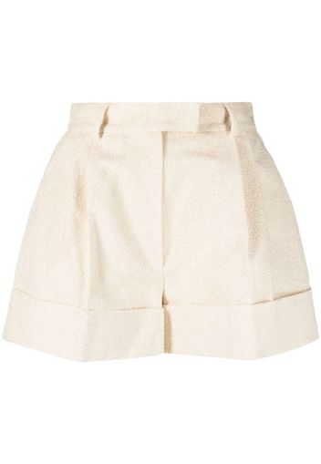 Loulou Hoch sitzende Shorts - NUDE