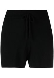 Loulou Shorts mit hohem Bund - Schwarz