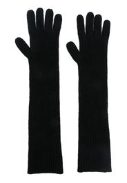 Loulou Milos cashmere gloves - Schwarz