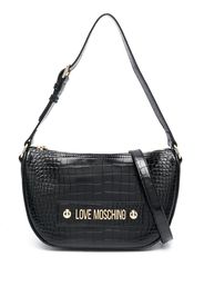 Love Moschino faux-leather shoulder-bag - Schwarz