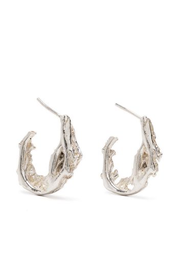 LOVENESS LEE small Argenti hoop earrings - Silber