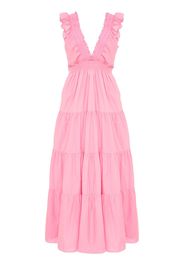 LoveShackFancy ruffled maxi dress - Rosa
