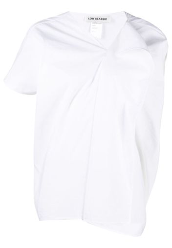 Low Classic Klassische Bluse - Weiß