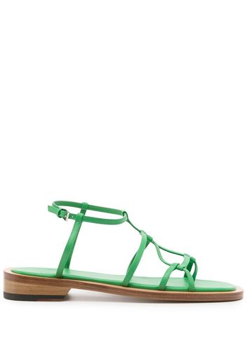 Low Classic open-toe heeled sandals - Grün