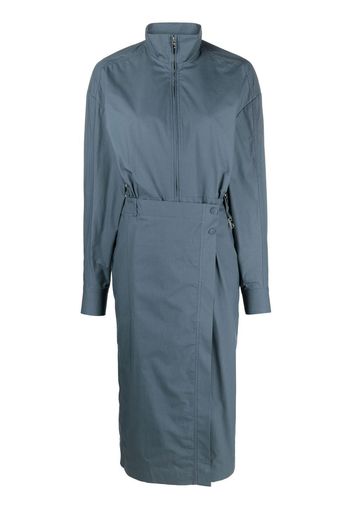 Low Classic long-sleeve jumpsuit dress - Blau