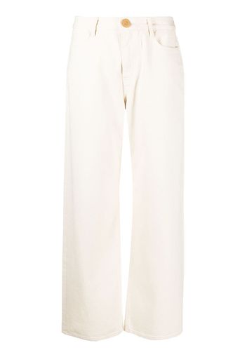 Low Classic high-waisted wide-leg jeans - Weiß