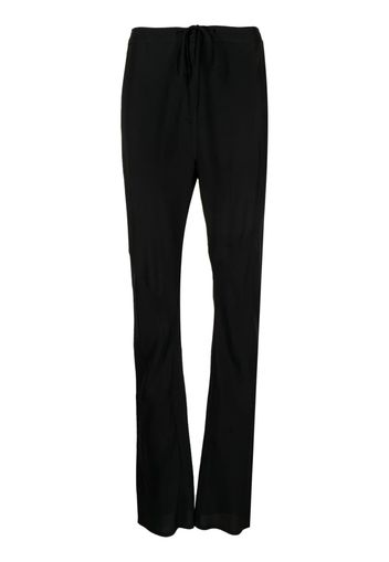 Low Classic straight-leg trousers - Schwarz