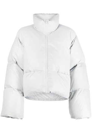 Low Classic high-neck puffer jacket - Grau