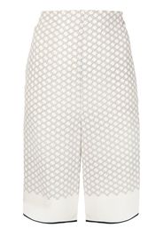 LOW CLASSIC Knielange Shorts - Braun