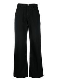 Low Classic low-rise wide-leg jeans - Schwarz