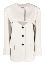 Low Classic cut-out buttoned jacket - Grau