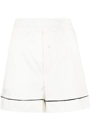 Low Classic Lounge-Shorts aus Seidenstretch - Weiß