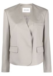 Low Classic single-breasted collarless blazer - Nude