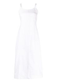 Low Classic flared long dress - Weiß