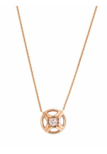 Loyal.e Paris 18kt Rotgoldhalskette mit Diamanten - Rosa