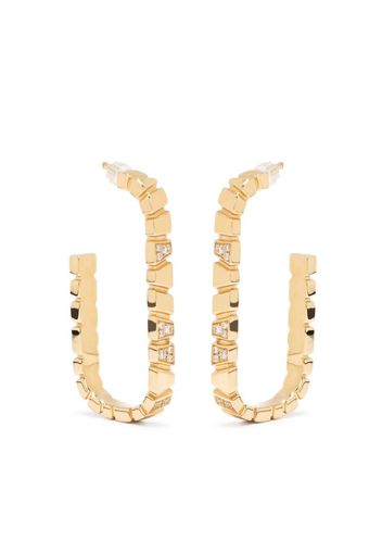 Loyal.e Paris 18kt recycled gold Ride & Love diamond earrings