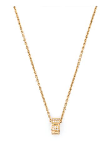 Loyal.e Paris 18kt yellow gold Ride & Love diamond necklace