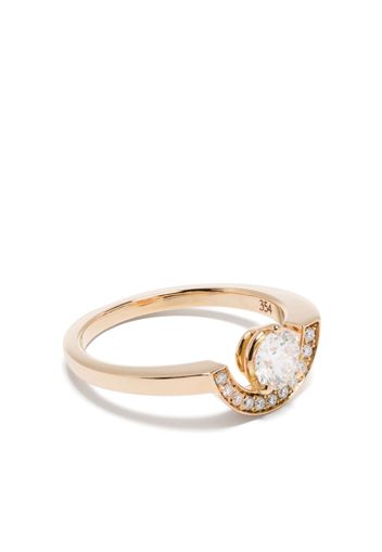 Loyal.e Paris 18kt rose gold Intrépide Petit Arc diamond ring