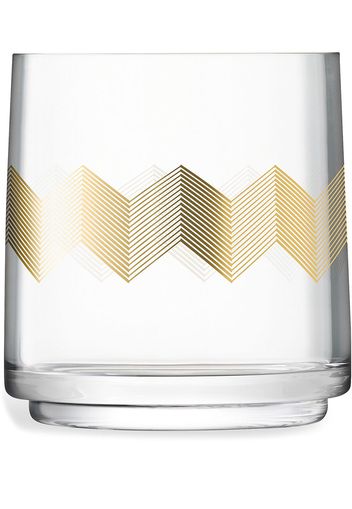 LSA International 'Chevron' Vase, 14cm - Weiß