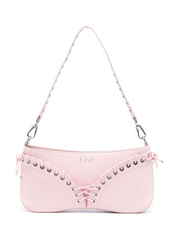 Ludovic de Saint Sernin The Cleavage Bag leather shoulder bag - Rosa