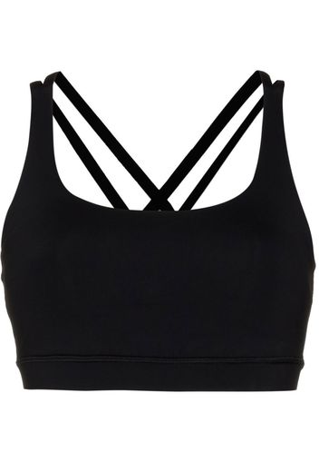 Lululemon Energy crossover-strap sports bra - Schwarz