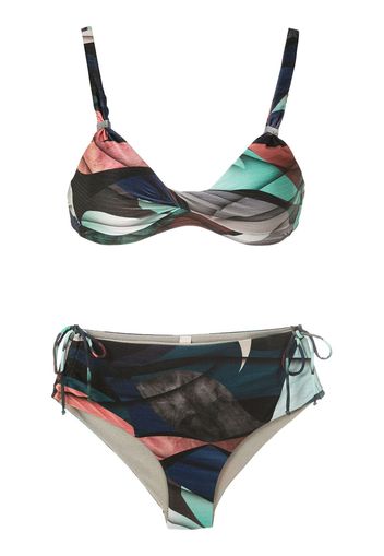 Lygia & Nanny 'Marcela' Bikini mit Print - Blau