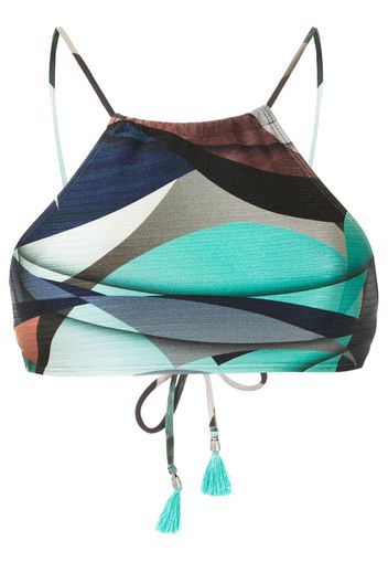 Lygia & Nanny 'Ilana' Bikinioberteil mit Print - Blau