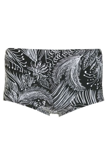 Lygia & Nanny Copacabana Badehose mit Print - Schwarz