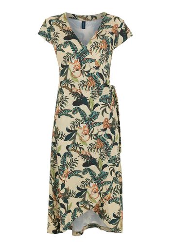 Lygia & Nanny Gewickeltes Kleid mit Print - Nude