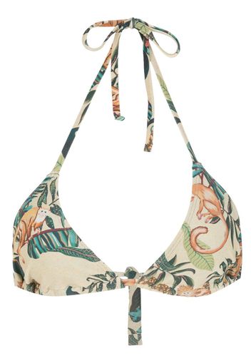 Lygia & Nanny Iasmim Bikinioberteil mit Print - Nude