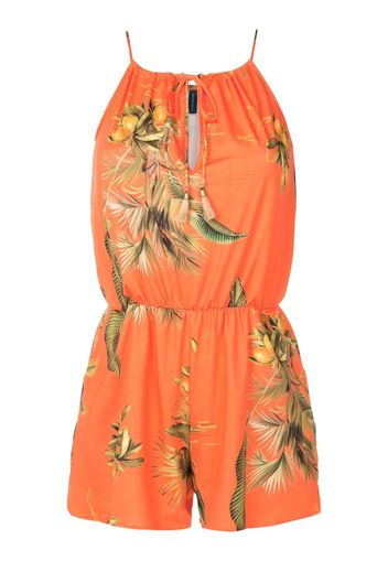 Lygia & Nanny Playsuit mit Blumen-Print - Orange