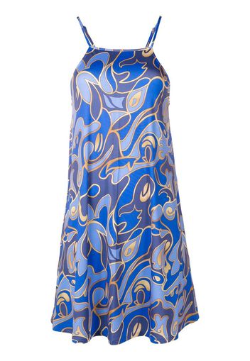 Lygia & Nanny Kleid mit grafischem Print - Blau