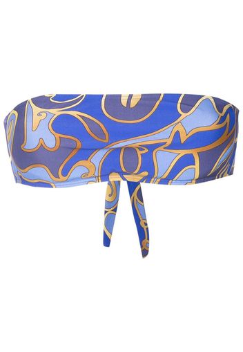 Lygia & Nanny Bikini mit grafischem Print - Blau