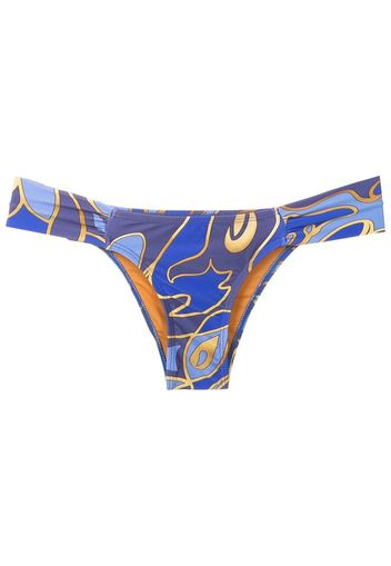 Lygia & Nanny Bikini mit grafischem Print - Blau