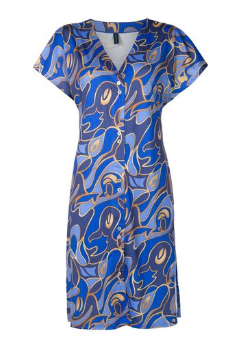 Lygia & Nanny Wickelkleid mit grafischem Print - Blau