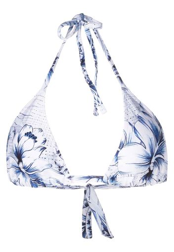 Lygia & Nanny Bikinioberteil mit Print - Blau