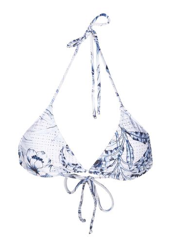 Lygia & Nanny Bikinioberteil mit Neckholder - Blau