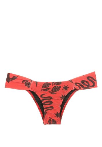 Lygia & Nanny Ritz printed bikini bottoms - Braun