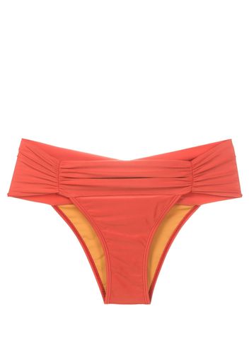 Lygia & Nanny Jasper ruched bikini bottoms - Orange