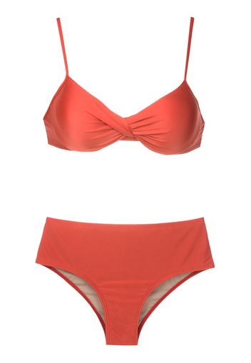 Lygia & Nanny Veronica twisted bikini set - Orange