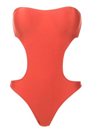 Lygia & Nanny Taylor Liso strapless swimsuit - Orange