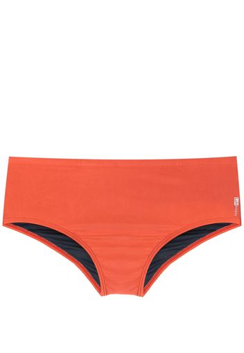 Lygia & Nanny Ilhabela logo-print swim trunks - Orange