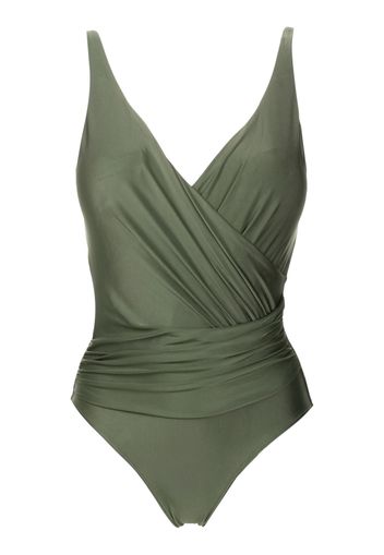 Lygia & Nanny Maísa Liso draped swimsuit - Grün