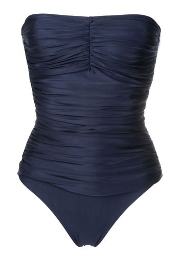 Lygia & Nanny Melissa gathered-detail swimsuit - Blau